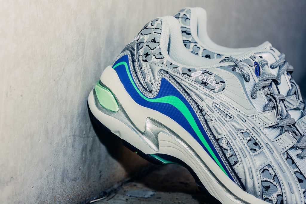 Asics x Awake NY Gel-Preleus in Cool Grey/Silver - product image from the listing.