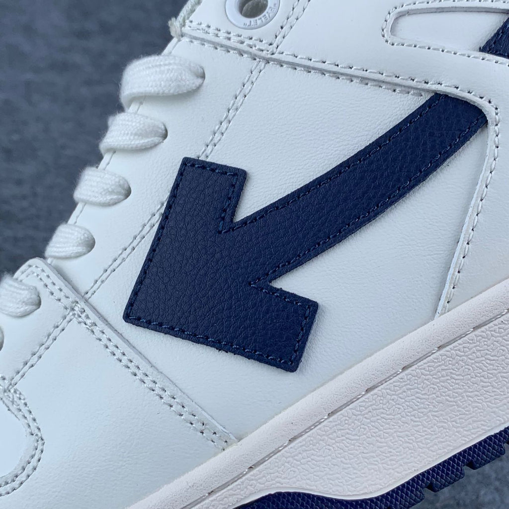 "White White Navy Blue" Off-White Out of Office - product image from the listing.
