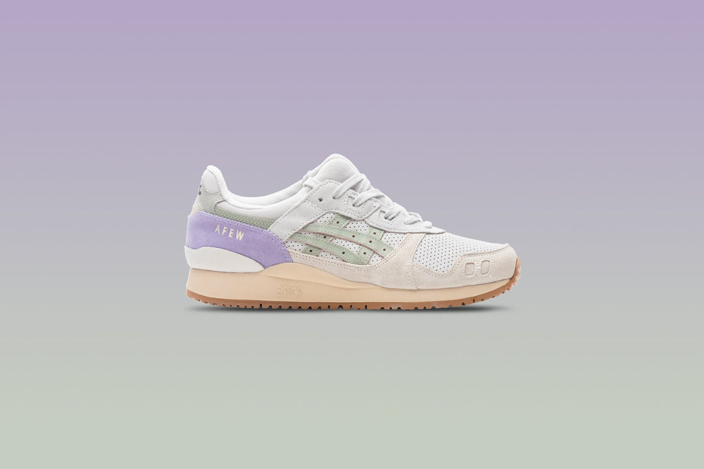"Beauty of Imperfection" Asics x AFEW Gel-Lyte III OG Polar Shade/Sea Grass - product image from the listing.