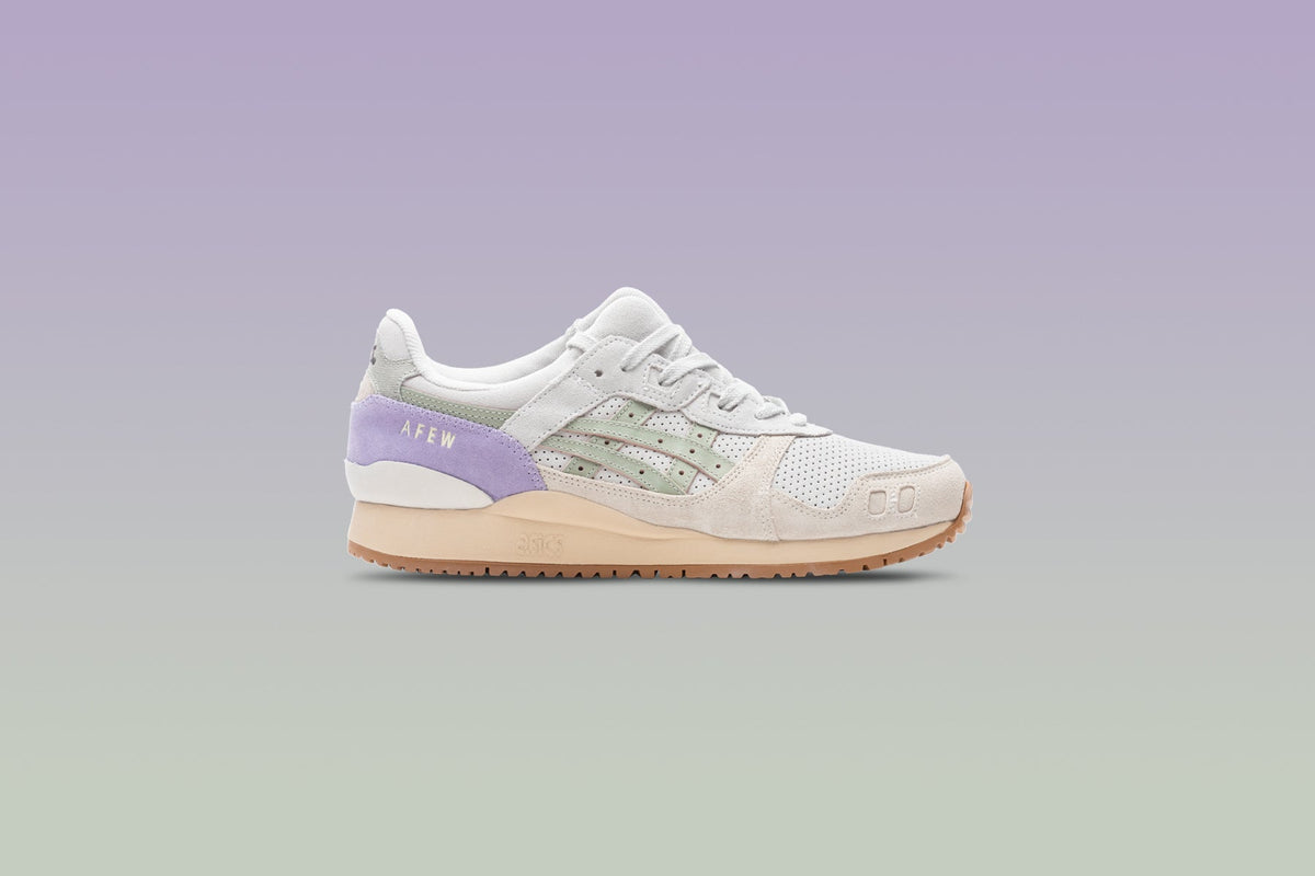 "Beauty of Imperfection" Asics x AFEW Gel-Lyte III OG Polar Shade/Sea Grass - product image from the listing.