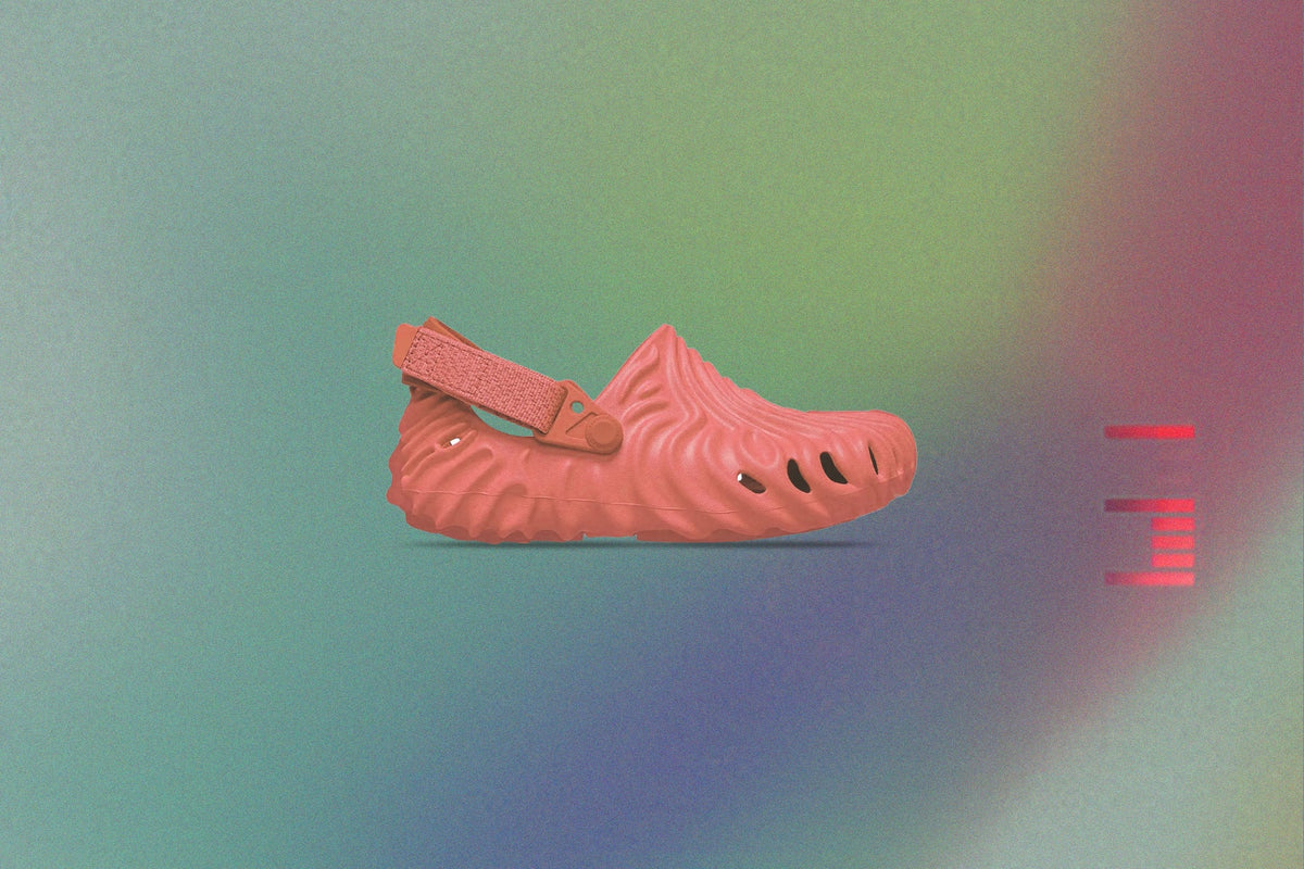Begonia - Crocs x Salehe Bembury Pollex Clog Kids' - product image from the listing.