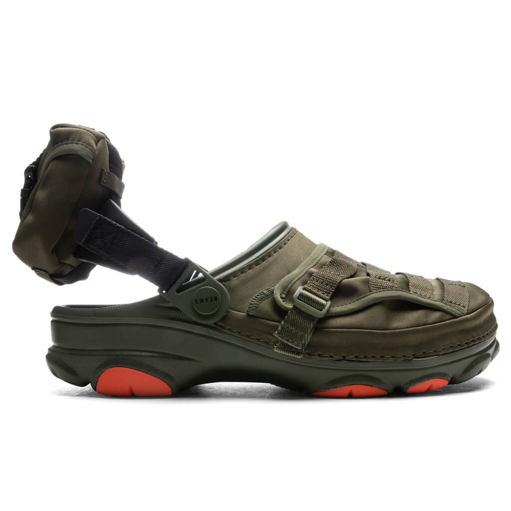 Army Green - Crocs x Beams Classic All Terrain Military Clog - product image from the listing.