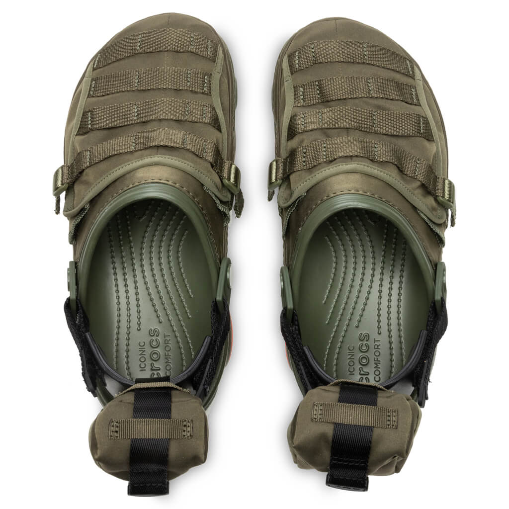 Army Green - Crocs x Beams Classic All Terrain Military Clog - product image from the listing.