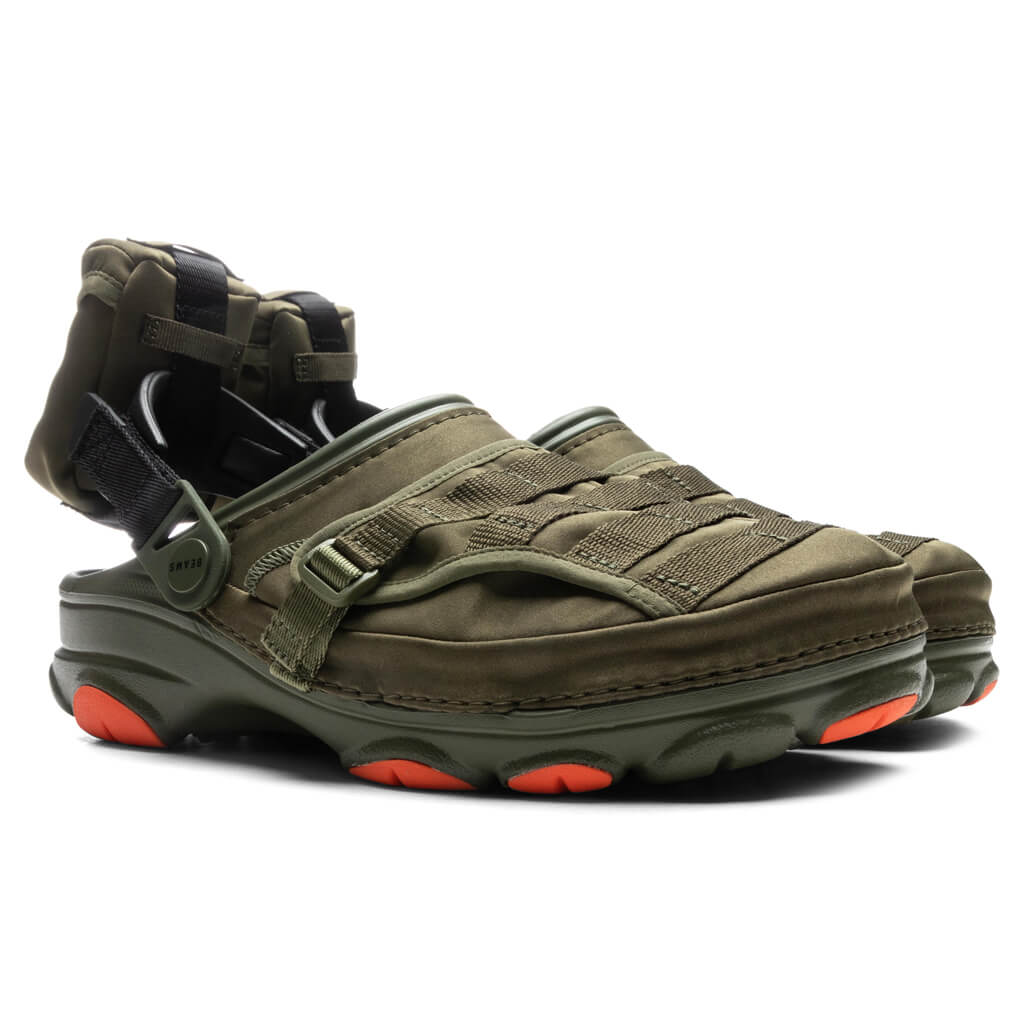 Army Green - Crocs x Beams Classic All Terrain Military Clog - product image from the listing.