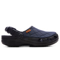 Crocs x Butter Classic Clog in Black/Navy - product image from the listing.