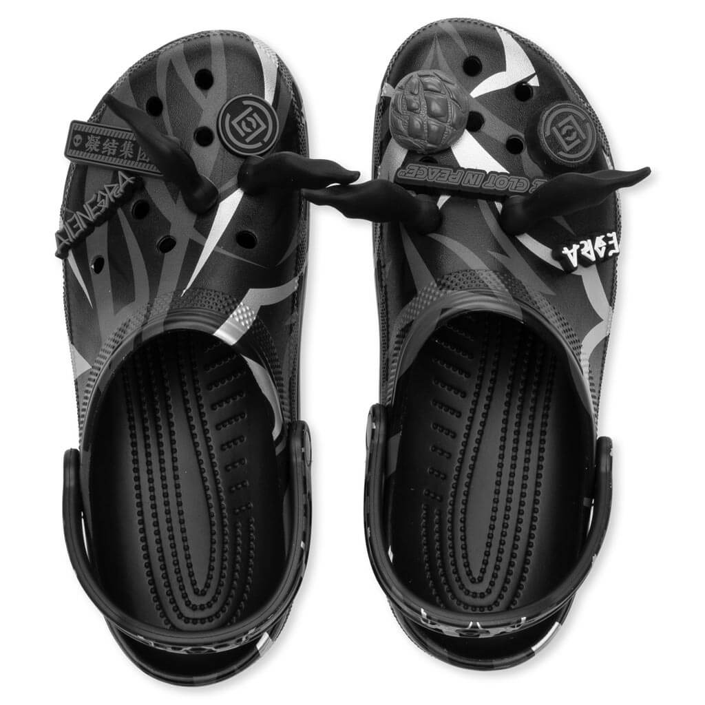 Crocs x CLOT Classic Clog in Black - product image from the listing.
