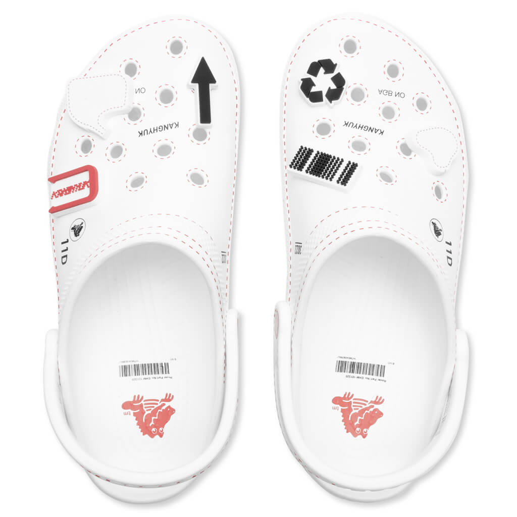 Crocs x Kanghyuk Classic Clog in White - product image from the listing.