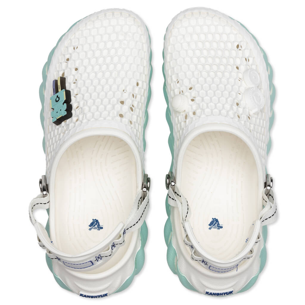 Crocs x Kanghyuk Echo Clog in White - product image from the listing.