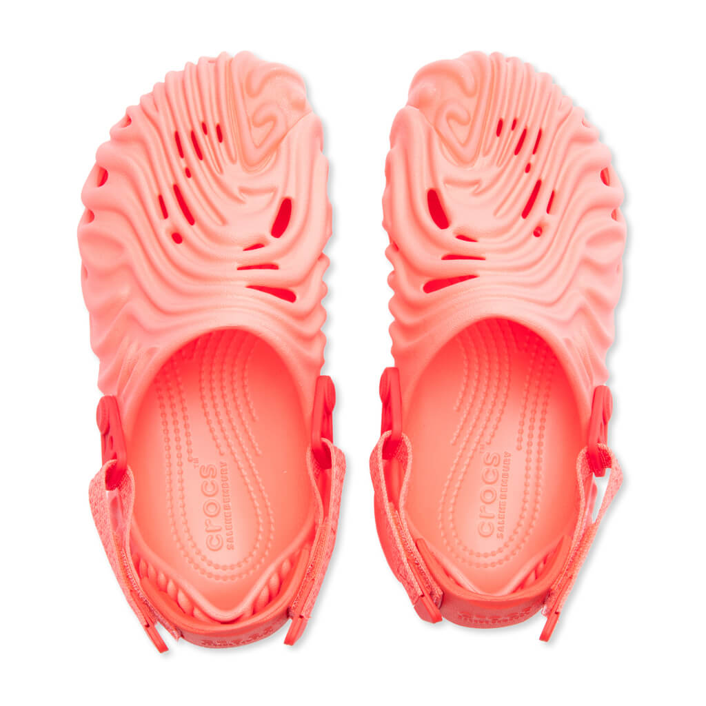Begonia - Crocs x Salehe Bembury Pollex Clog Kids' - product image from the listing.