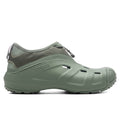 Crocs x Satisfy Quick Trail Low in Moss - product image from the listing.