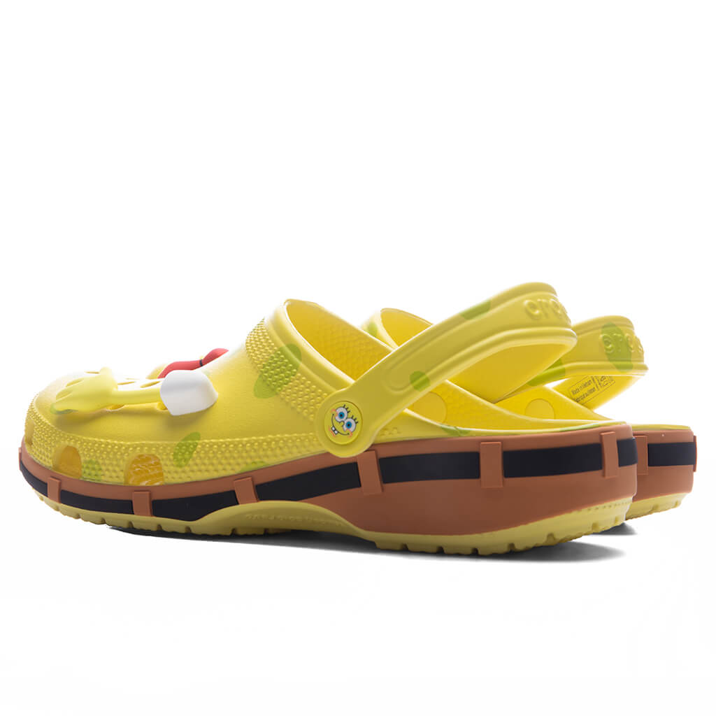 Banana - Crocs x Spongebob Classic Clog - product image from the listing.