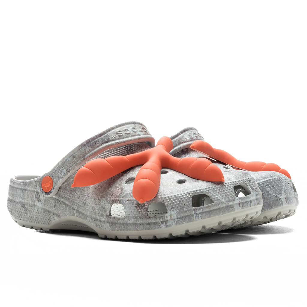 Crocs x Staple Sidewalk Luxe Classic Clog in Grey - product image from the listing.