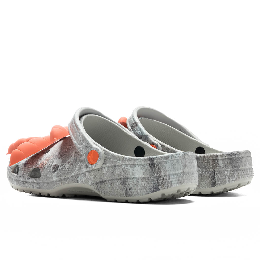 Crocs x Staple Sidewalk Luxe Classic Clog in Grey - product image from the listing.