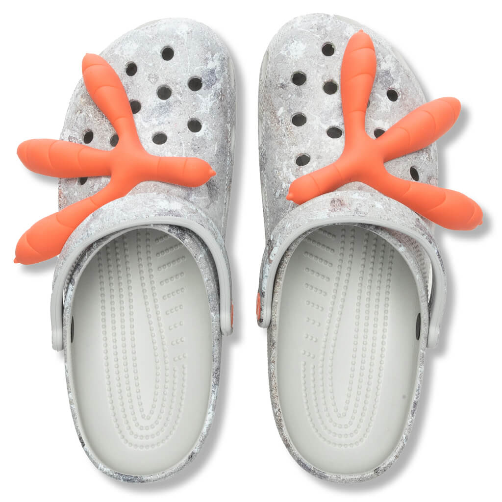 Crocs x Staple Sidewalk Luxe Classic Clog in Grey - product image from the listing.