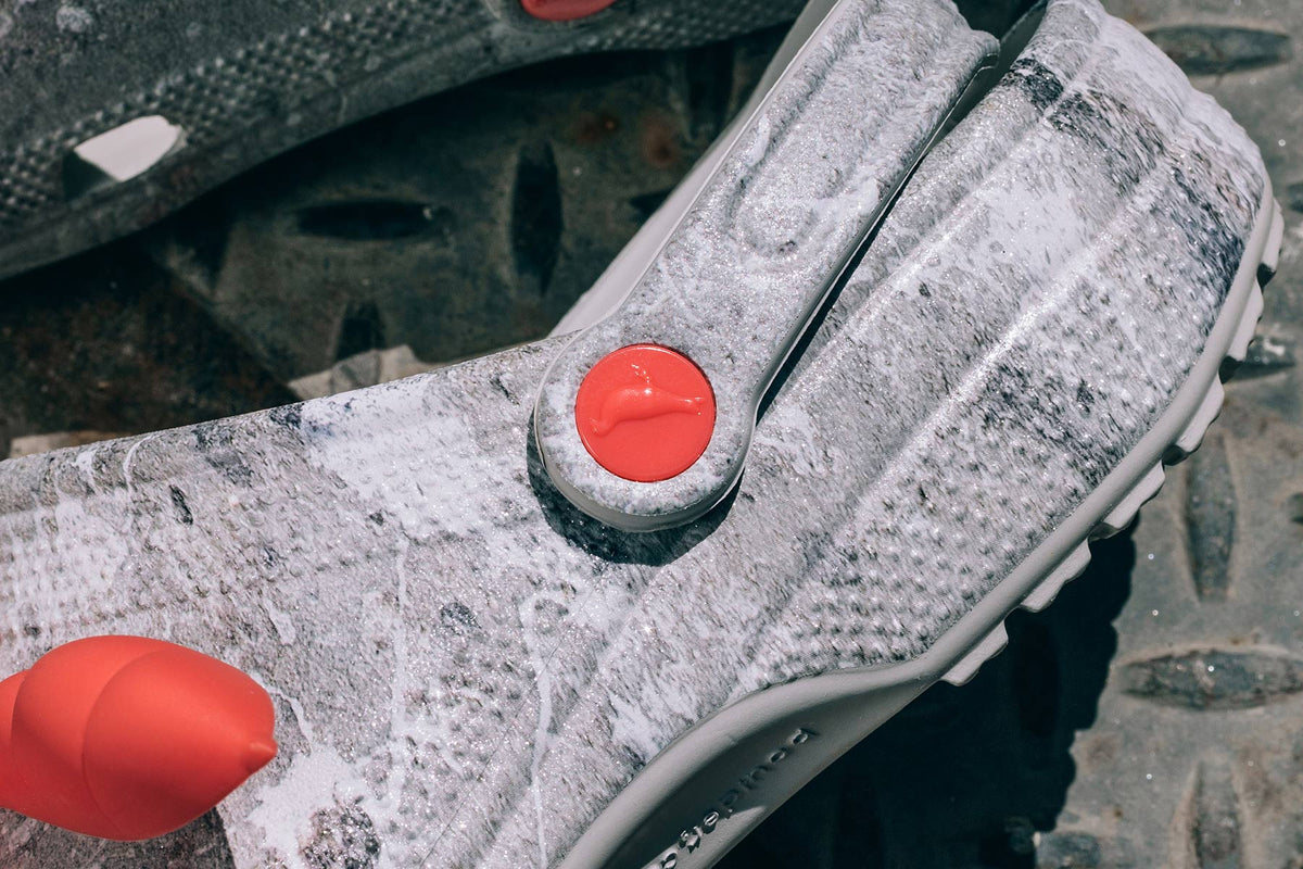 Crocs x Staple Sidewalk Luxe Classic Clog in Grey - product image from the listing.