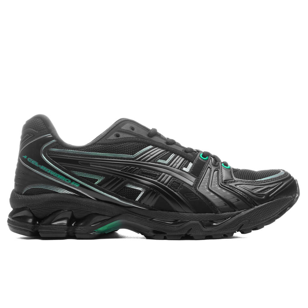 8ON8 x Asics Gel-Kayano 14 in Black/Black - product image from the listing.