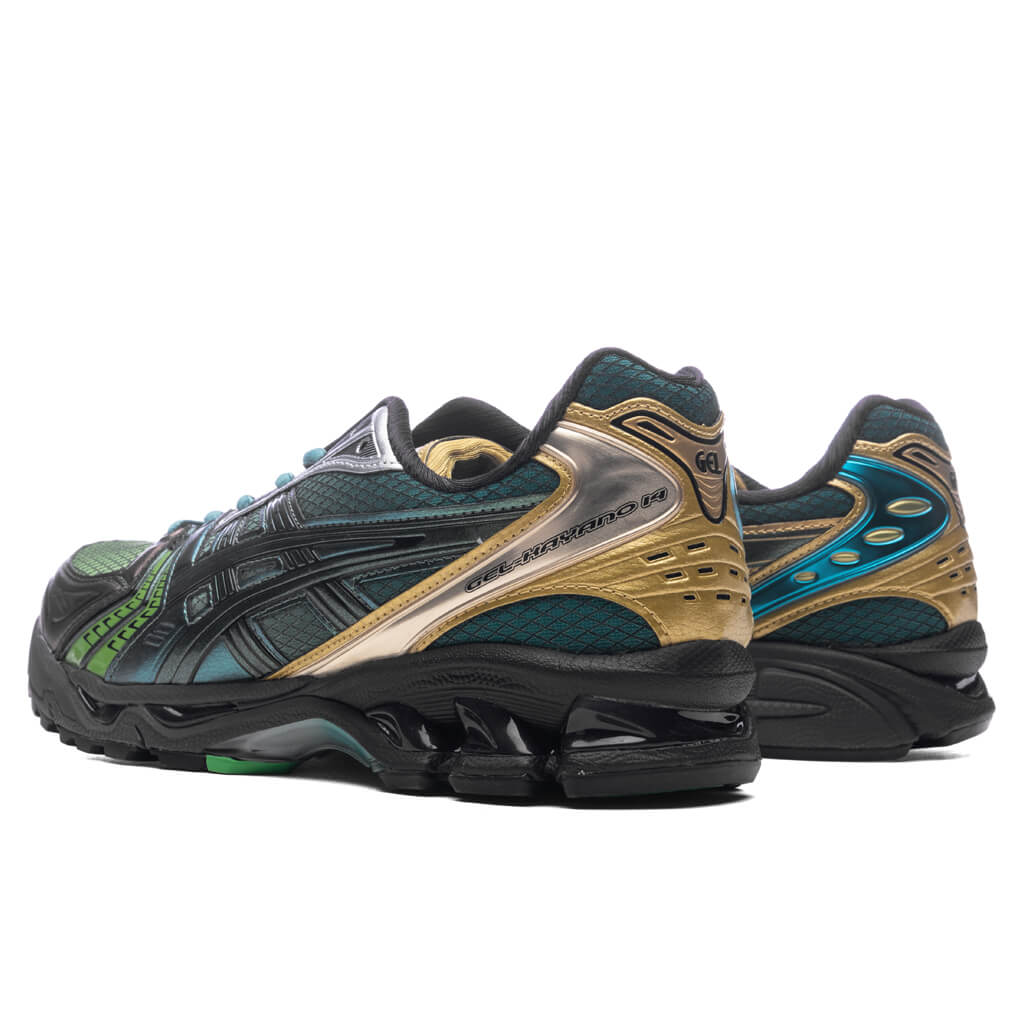 Gradation Green/Green - Asics x P.ANDRADE Gel-Kayano 14 - product image from the listing.