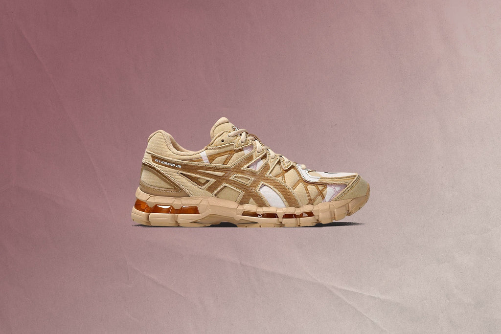 "Cardboard" Asics x doublet Gel-Kayano 20 Sand - product image from the listing.