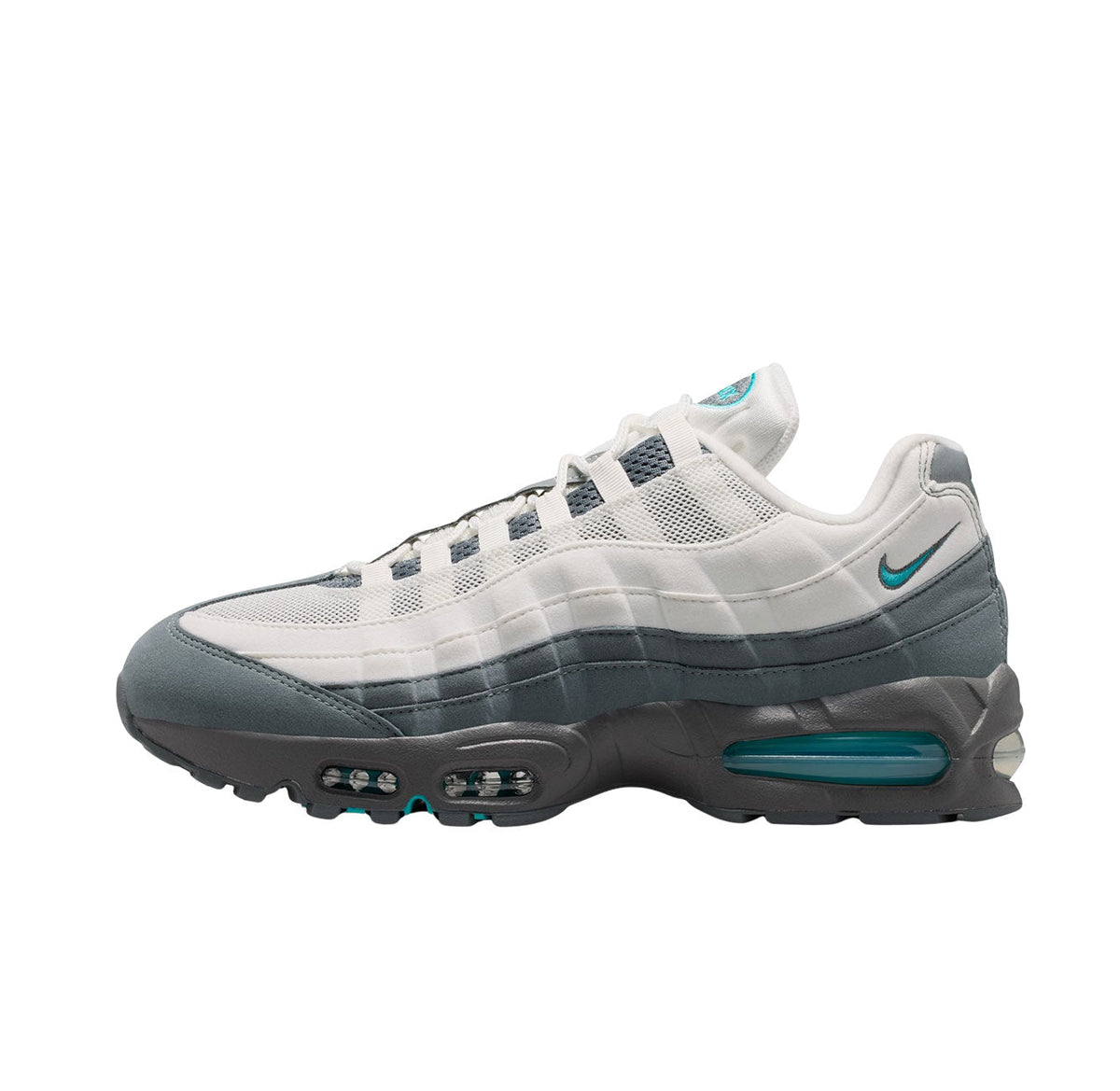 Summit White/Dusty Cactus - Nike Air Max 95 Big Bubble - product image from the listing.