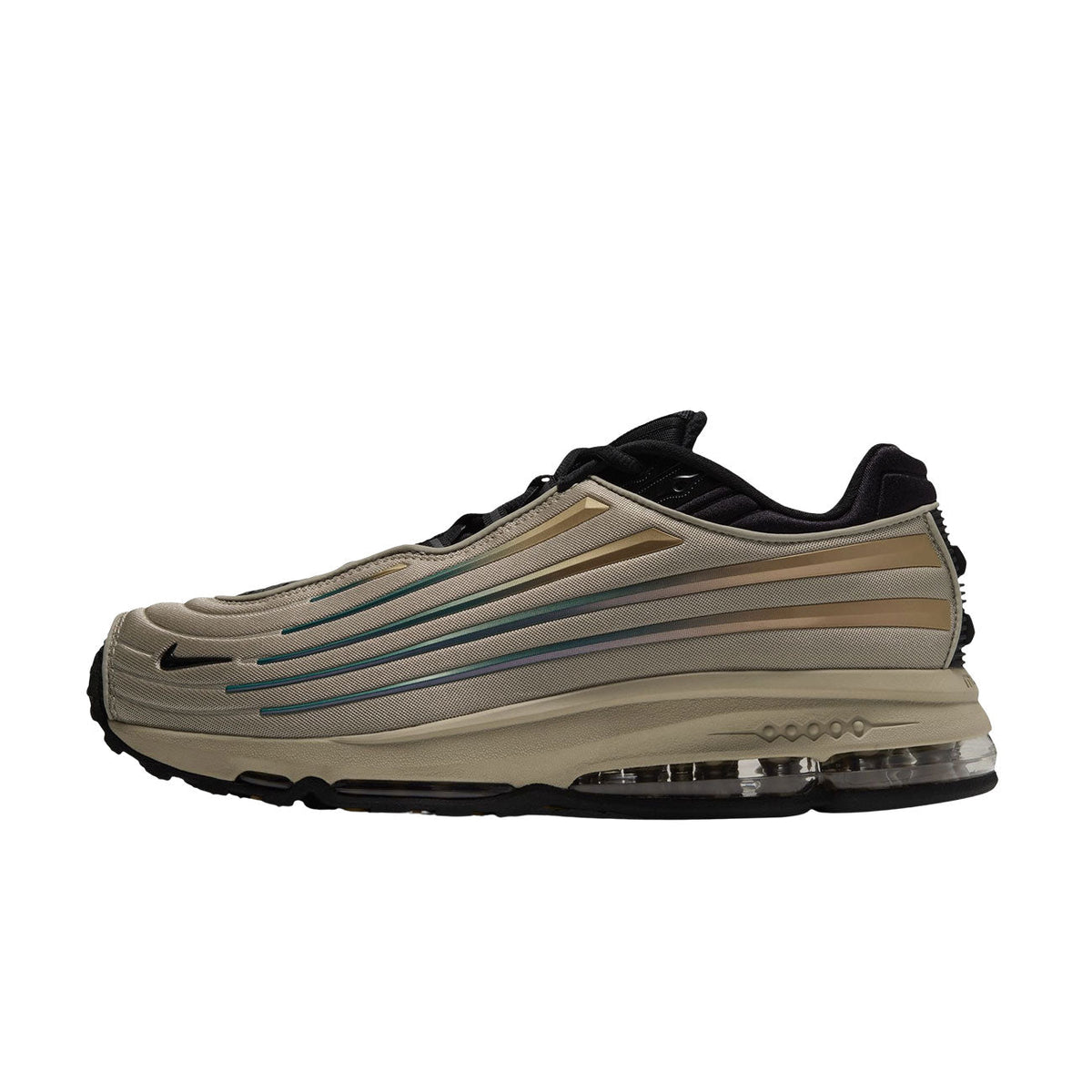 Nike Air Max Ecstasy Plus in Desert Khaki/Black - product image from the listing.