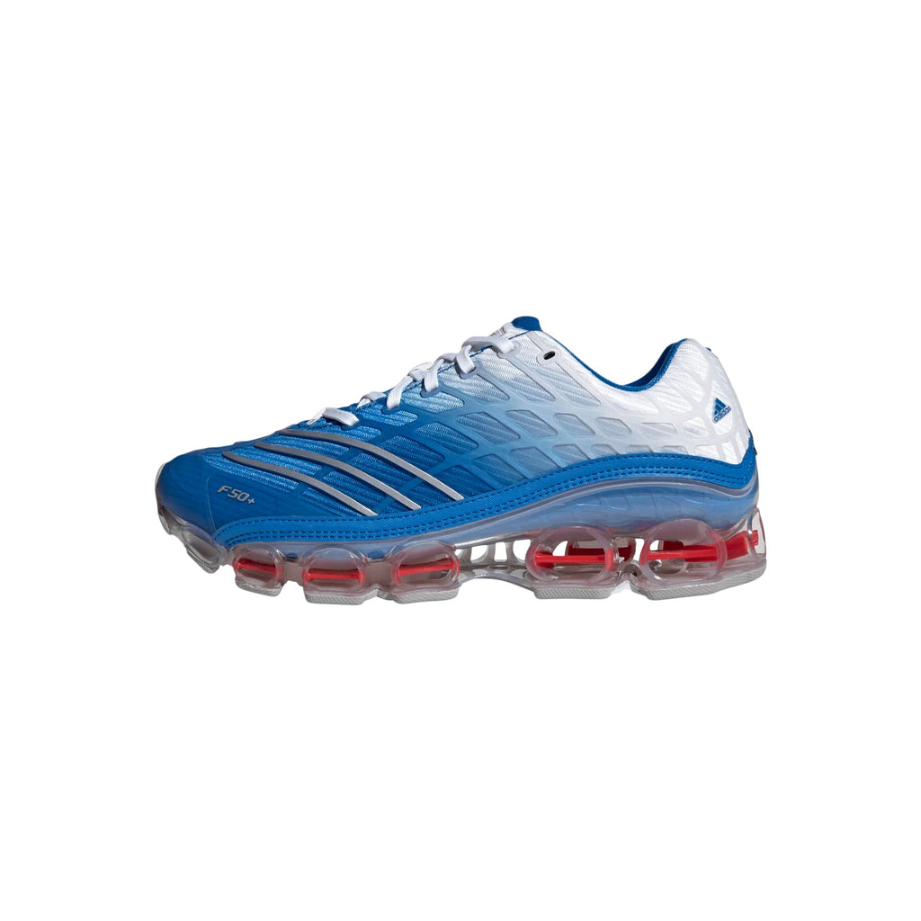 Megaride F50 (Blue Bird/Silver Metallic/Cloud White) by adidas - product image from the listing.