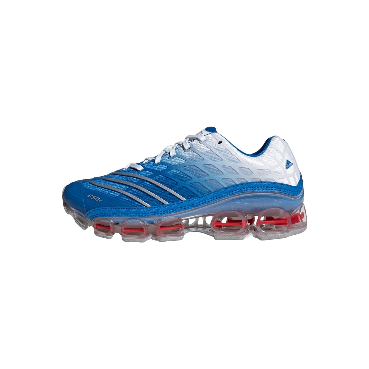 Megaride F50 (Blue Bird/Silver Metallic/Cloud White) by adidas - product image from the listing.
