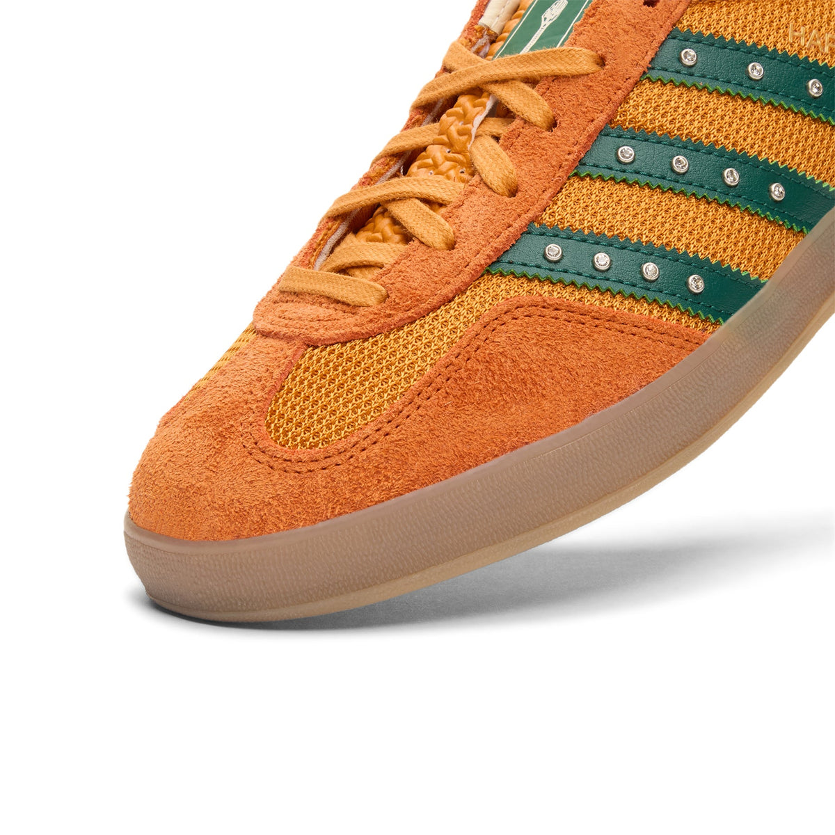 Hardies Gazelle (Rustic Orange/Collegiate Green/Gum5) by adidas - product image from the listing.