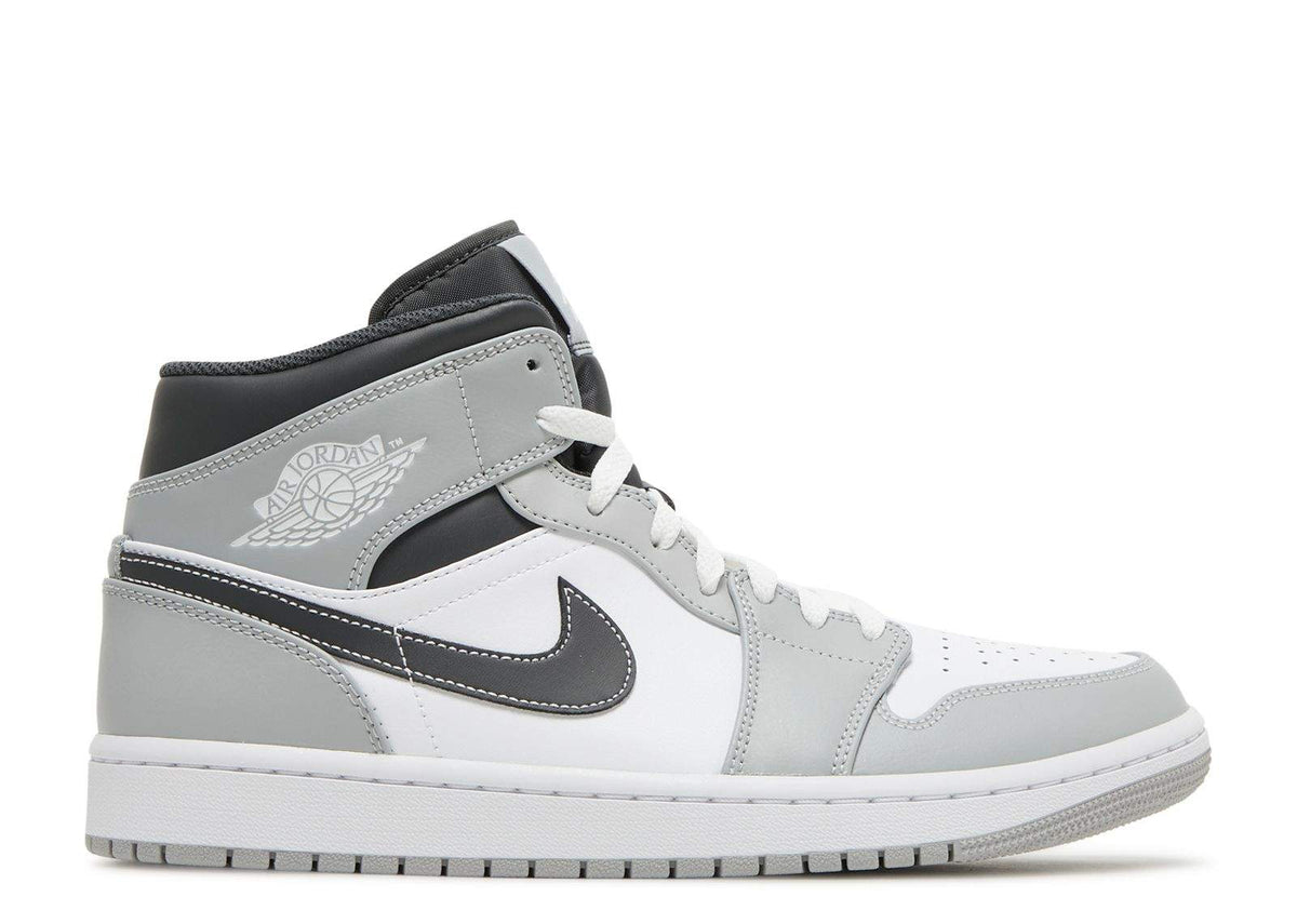 Air Jordan 1 Mid 'Light Smoke Grey' Footwear - product image from the listing.