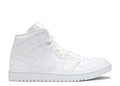 Air Jordan 1 Mid 'Triple White' Sneaker - product image from the listing.
