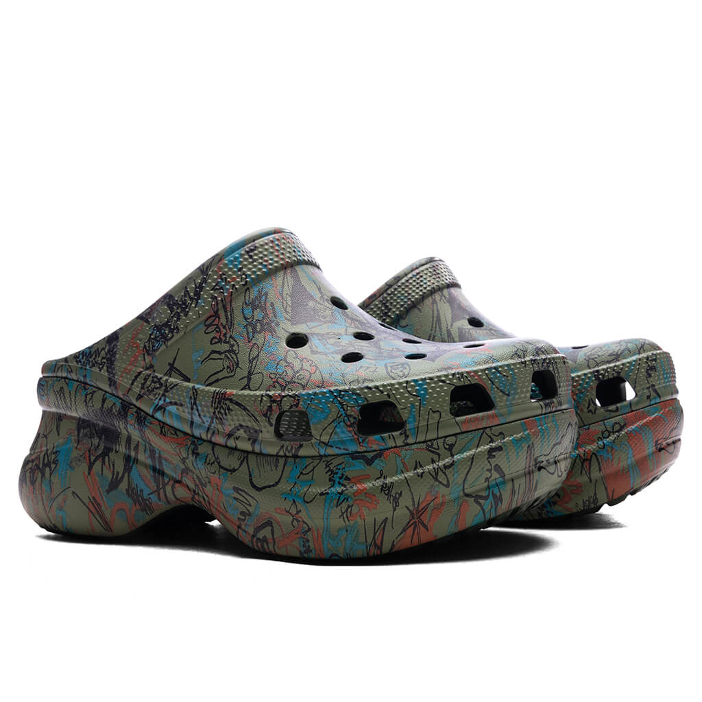 Women's Crocs x Mowalola Bae - Forest - product image from the listing.