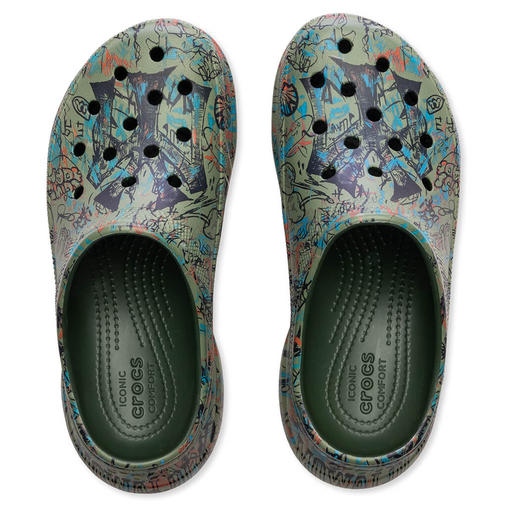 Women's Crocs x Mowalola Bae - Forest - product image from the listing.