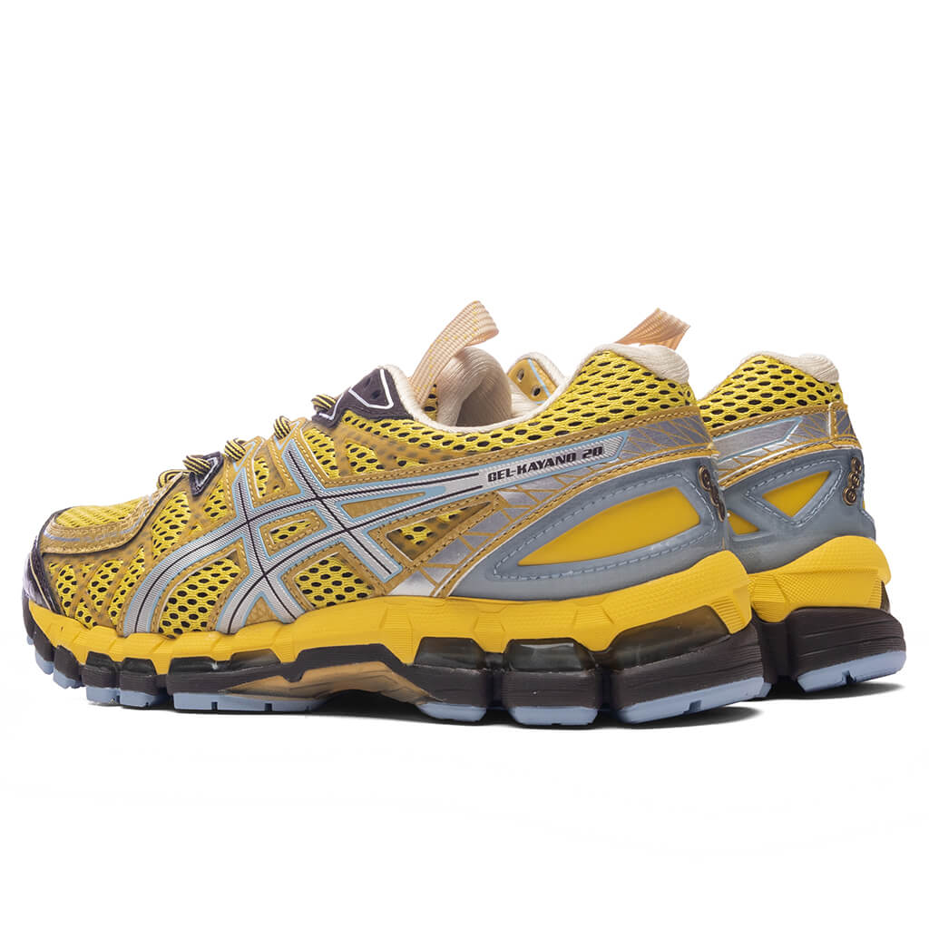 Vibrant Yellow/Pure Silver - UB9-S Gel-Kayano 20 - product image from the listing.