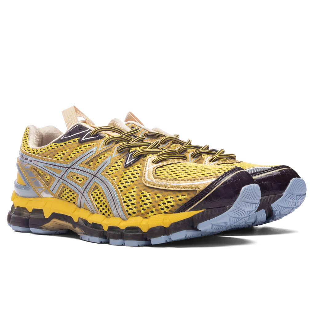 Vibrant Yellow/Pure Silver - UB9-S Gel-Kayano 20 - product image from the listing.