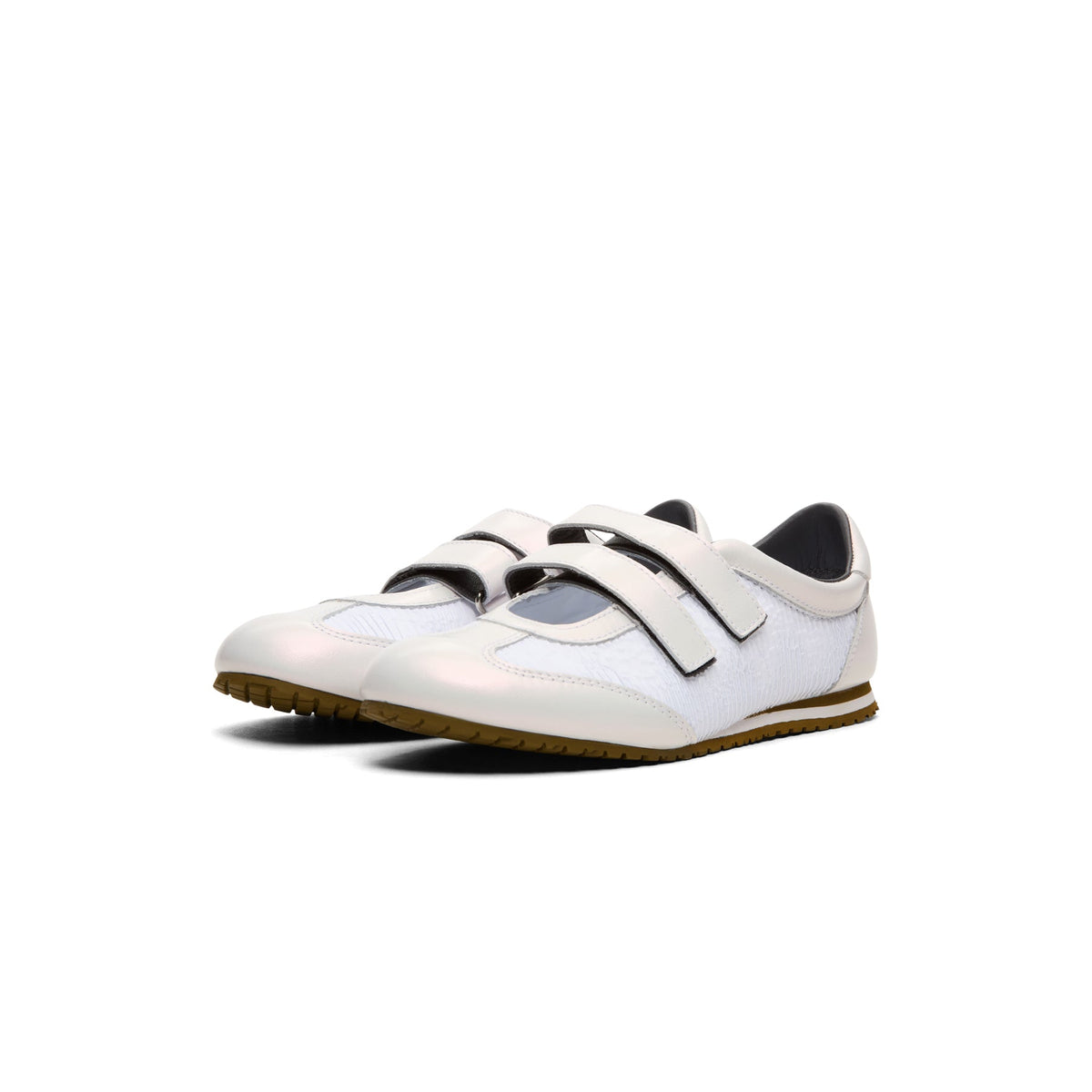 LX Mary Jane SLP (Pleat Pearl White) by Vans - product image from the listing.