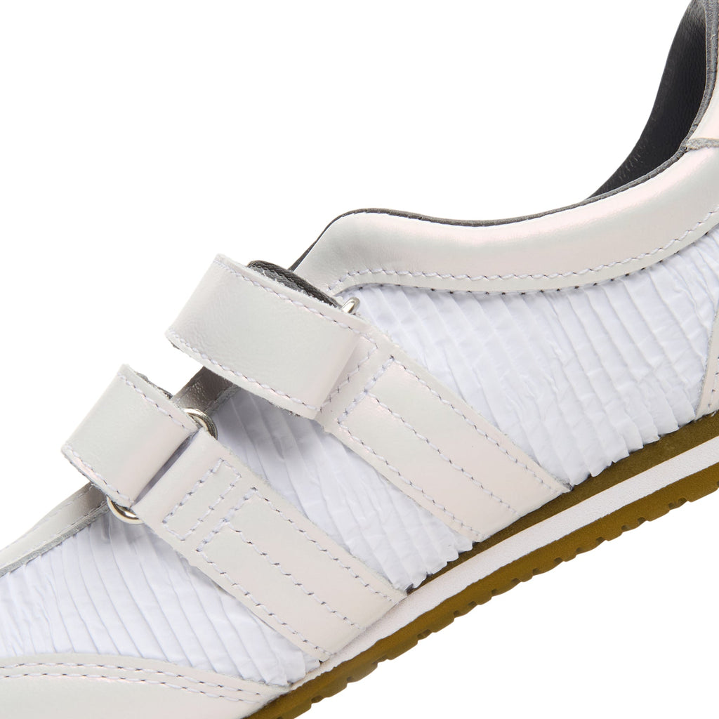 LX Mary Jane SLP (Pleat Pearl White) by Vans - product image from the listing.