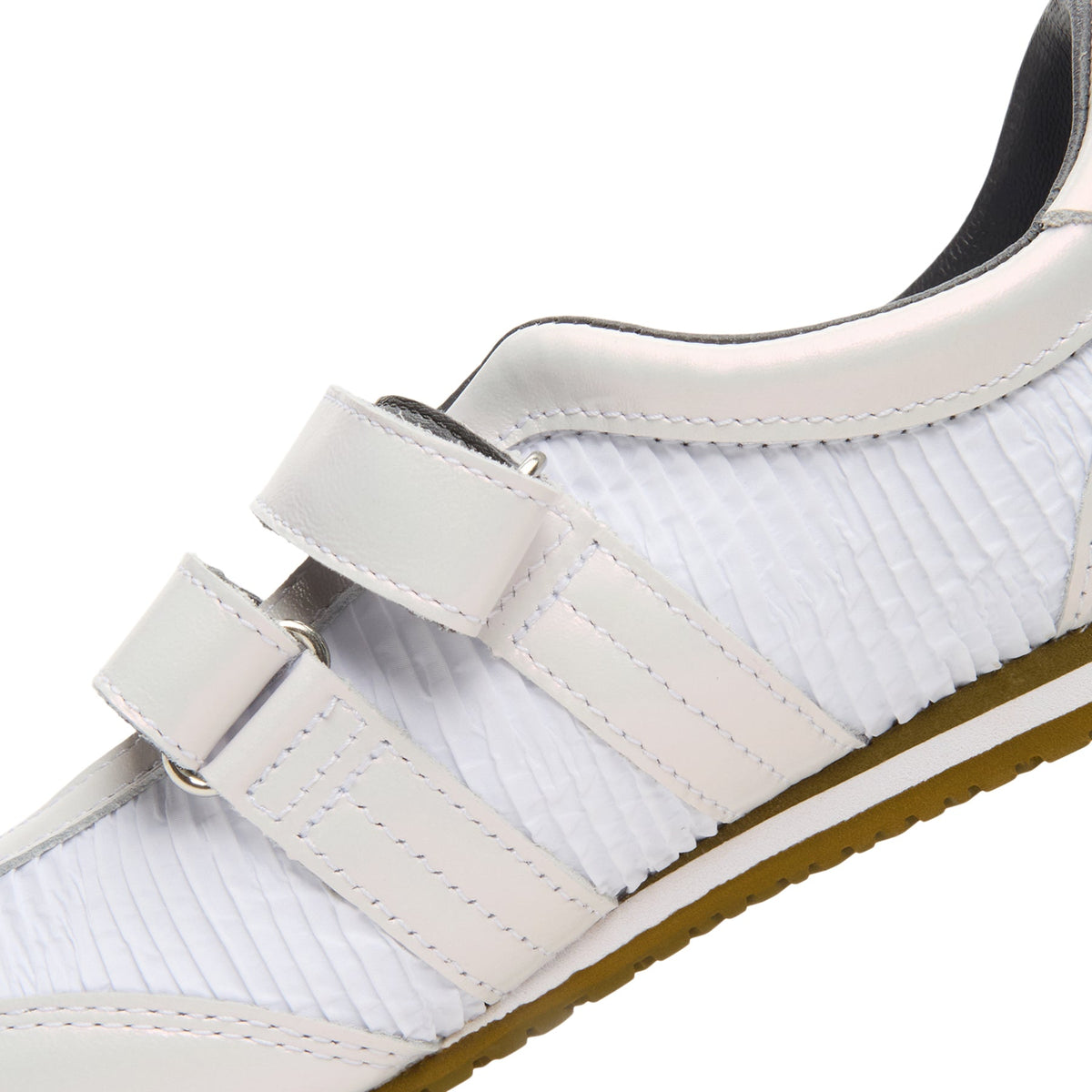 LX Mary Jane SLP (Pleat Pearl White) by Vans - product image from the listing.