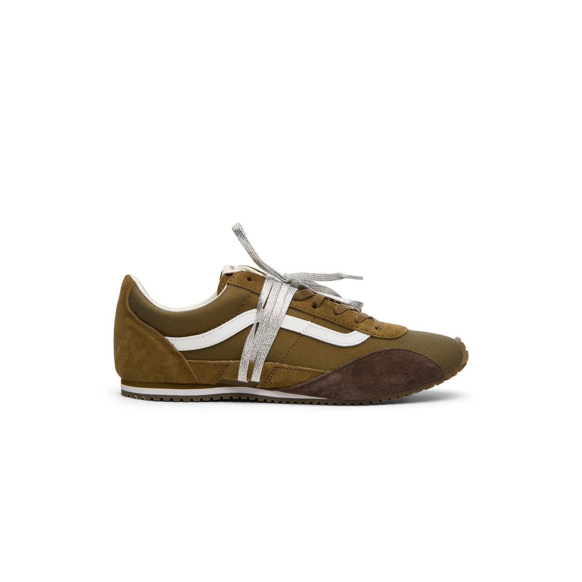 LX SLP Trainer (Pig Suede Olive) by Vans - product image from the listing.