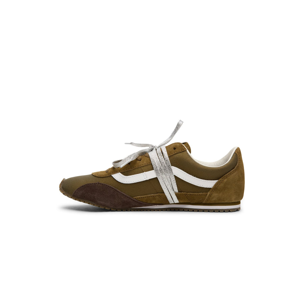 LX SLP Trainer (Pig Suede Olive) by Vans - product image from the listing.