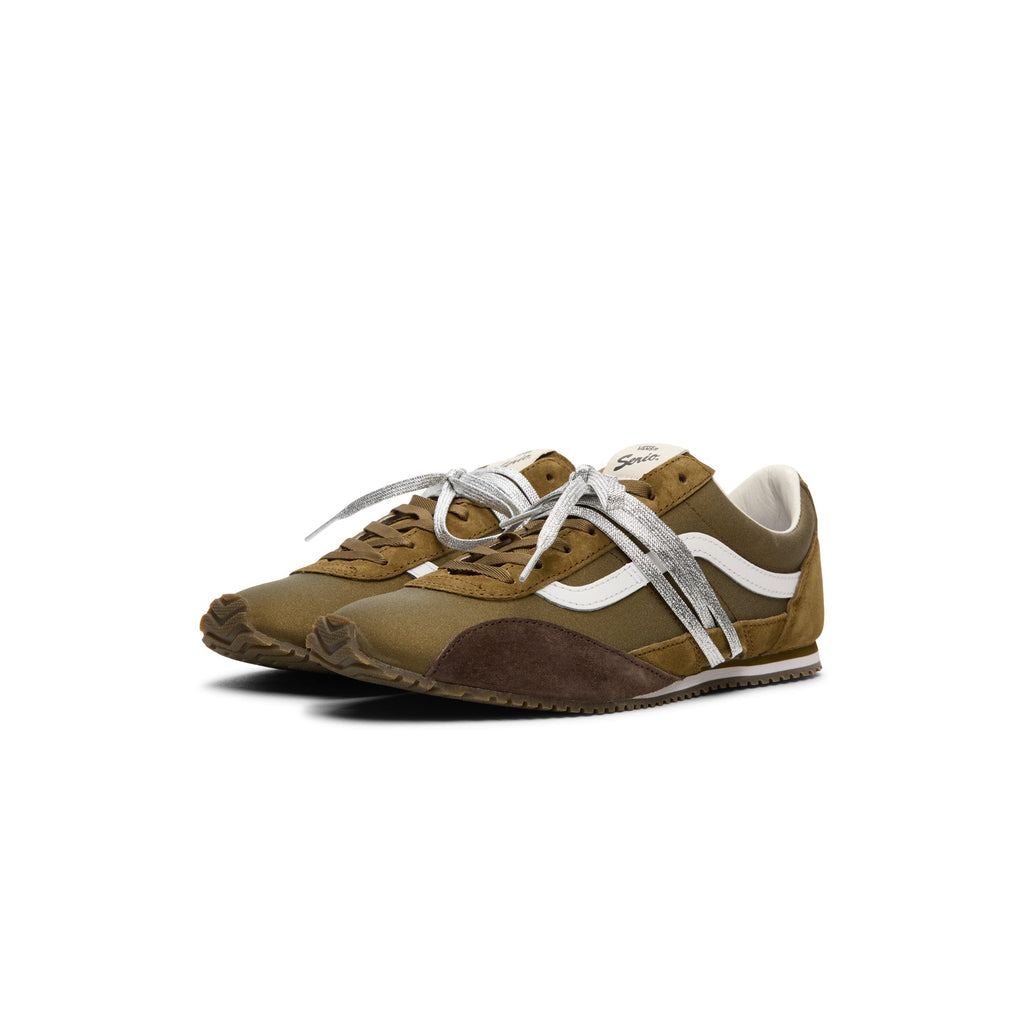 LX SLP Trainer (Pig Suede Olive) by Vans - product image from the listing.