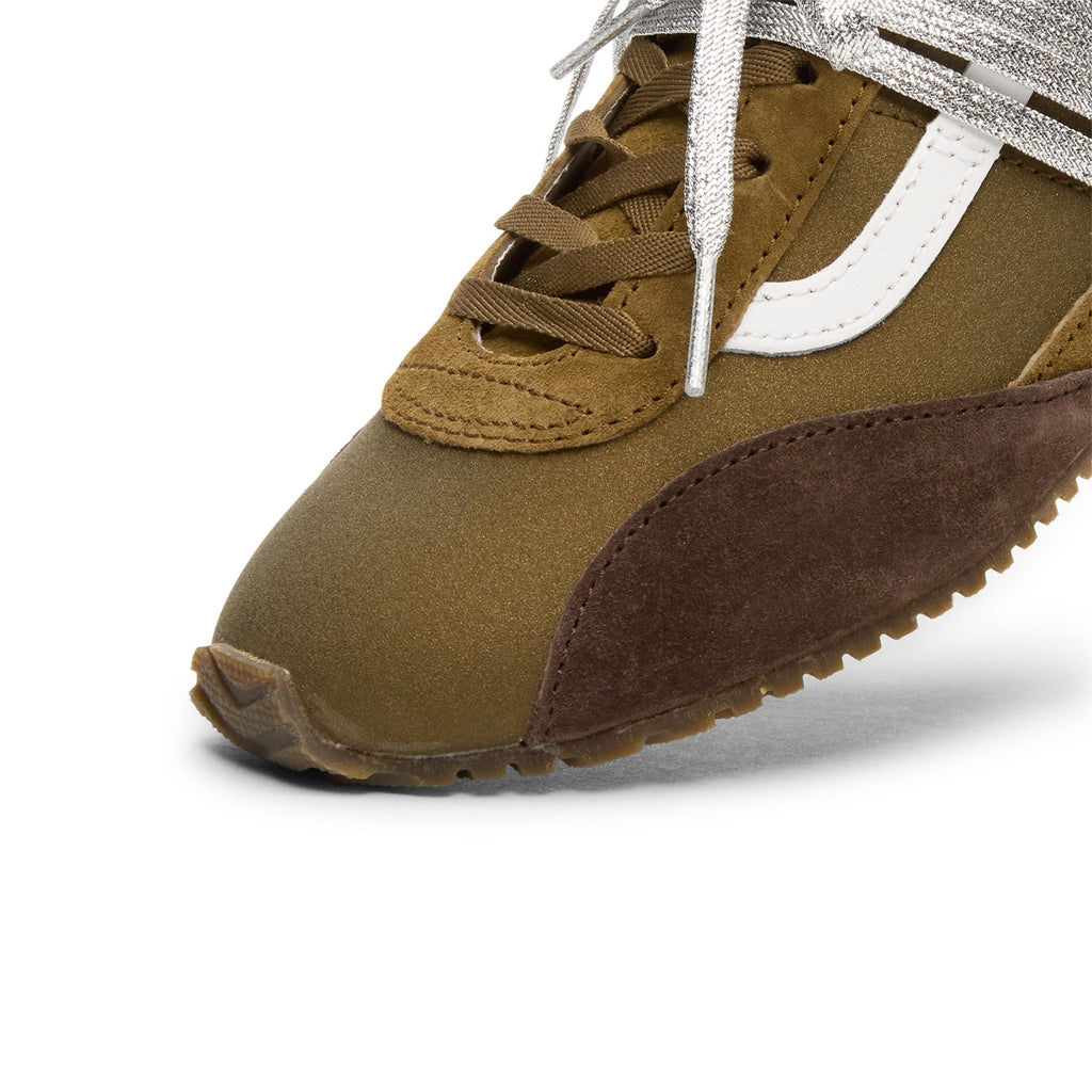 LX SLP Trainer (Pig Suede Olive) by Vans - product image from the listing.