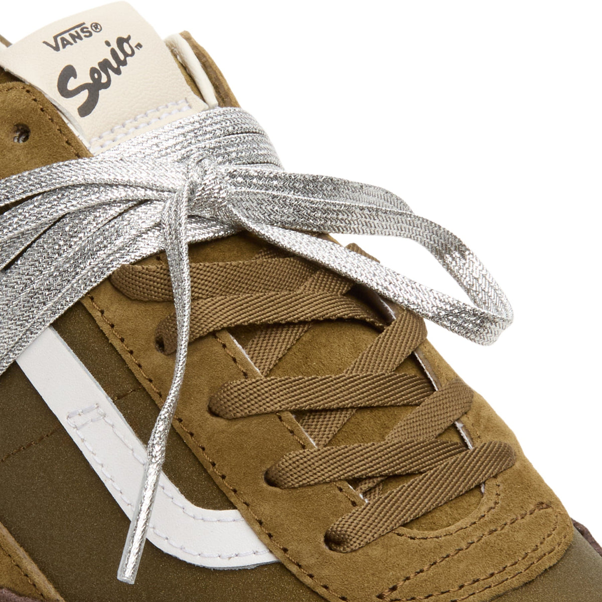 LX SLP Trainer (Pig Suede Olive) by Vans - product image from the listing.