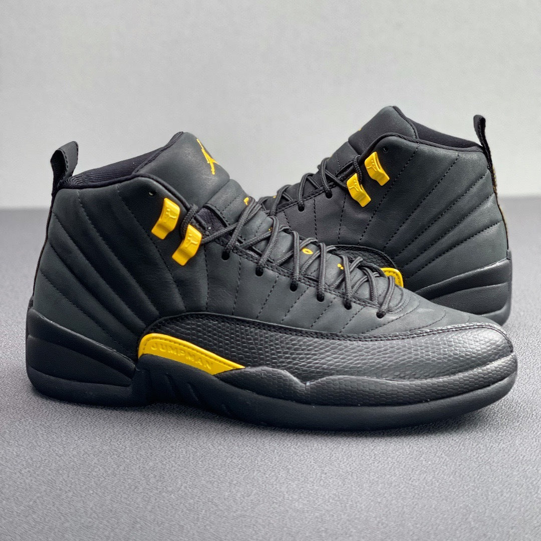 Black Taxi Sneakers - Air Jordan 12 Retro CT8013-071 - product image from the listing.