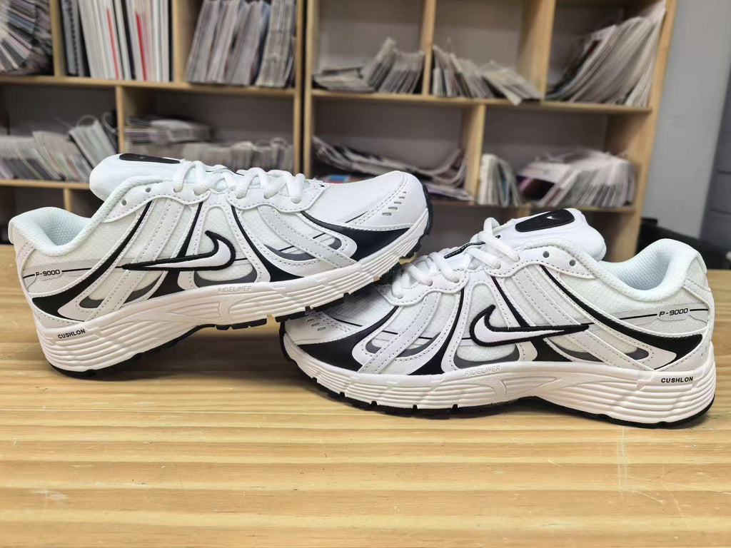 Nike P-9000 Sneakers in White and Black - product image from the listing.