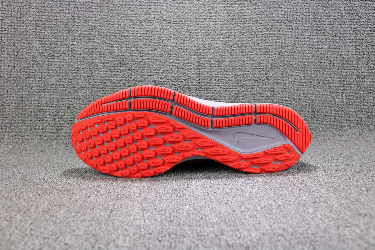 Nike Air Zoom Pegasus 35 Shoes for Running, Grey/Crimson 942851-006 - product image from the listing.