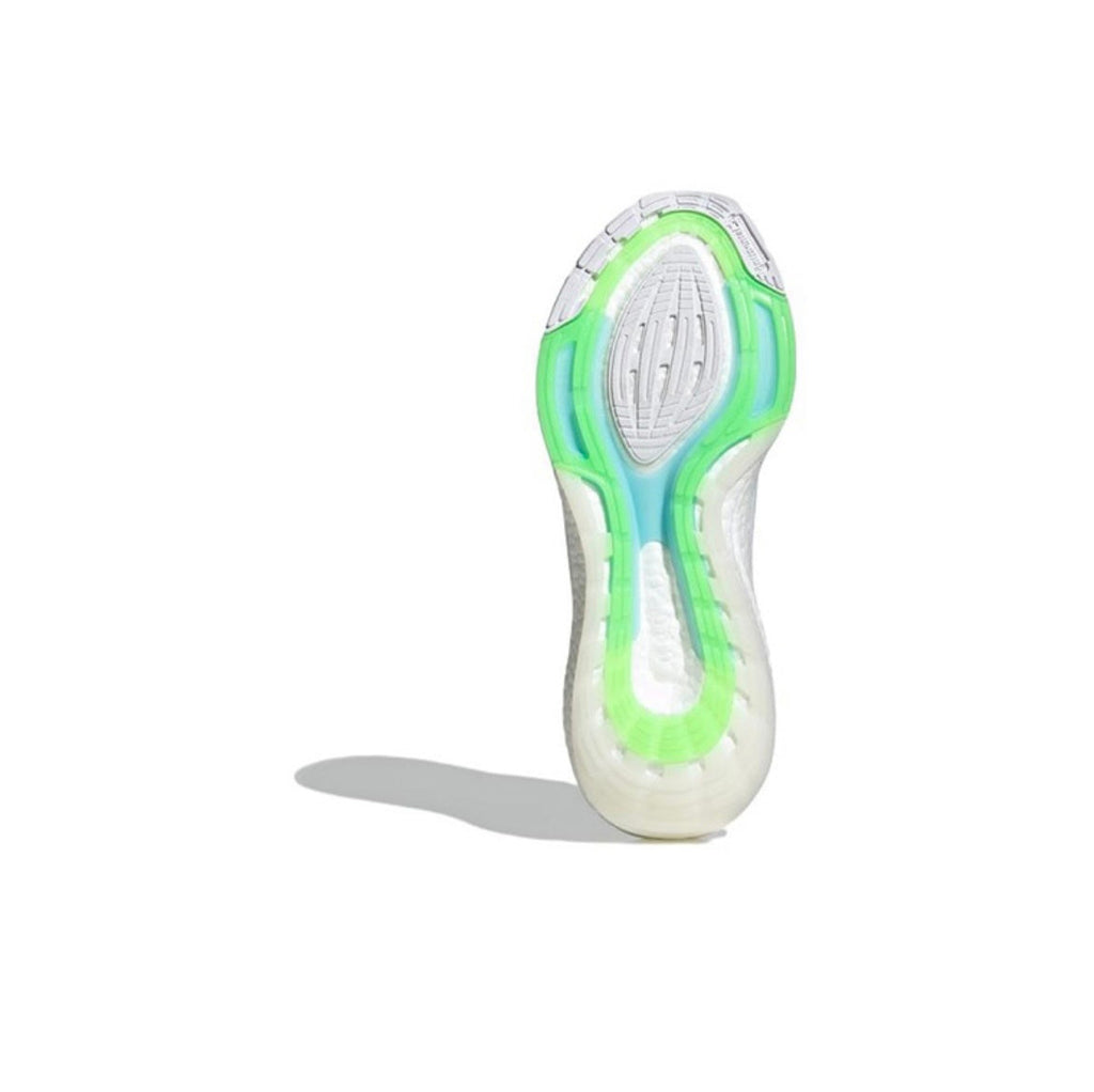 Adidas UltraBoost 22 GX5913 Running Sneakers in White Green - product image from the listing.