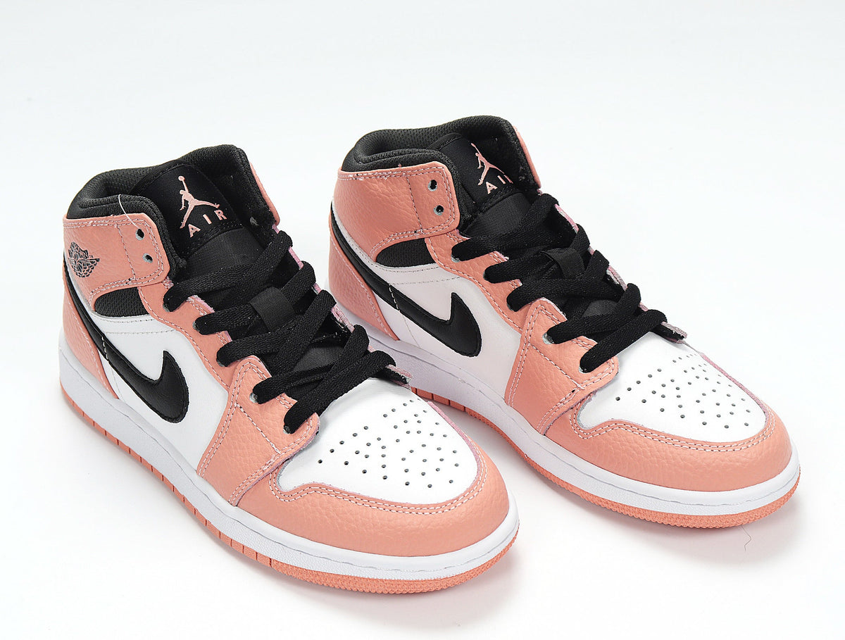 Quartz Pink Sneakers Style - Jordan 1 Low 555112-603 - product image from the listing.
