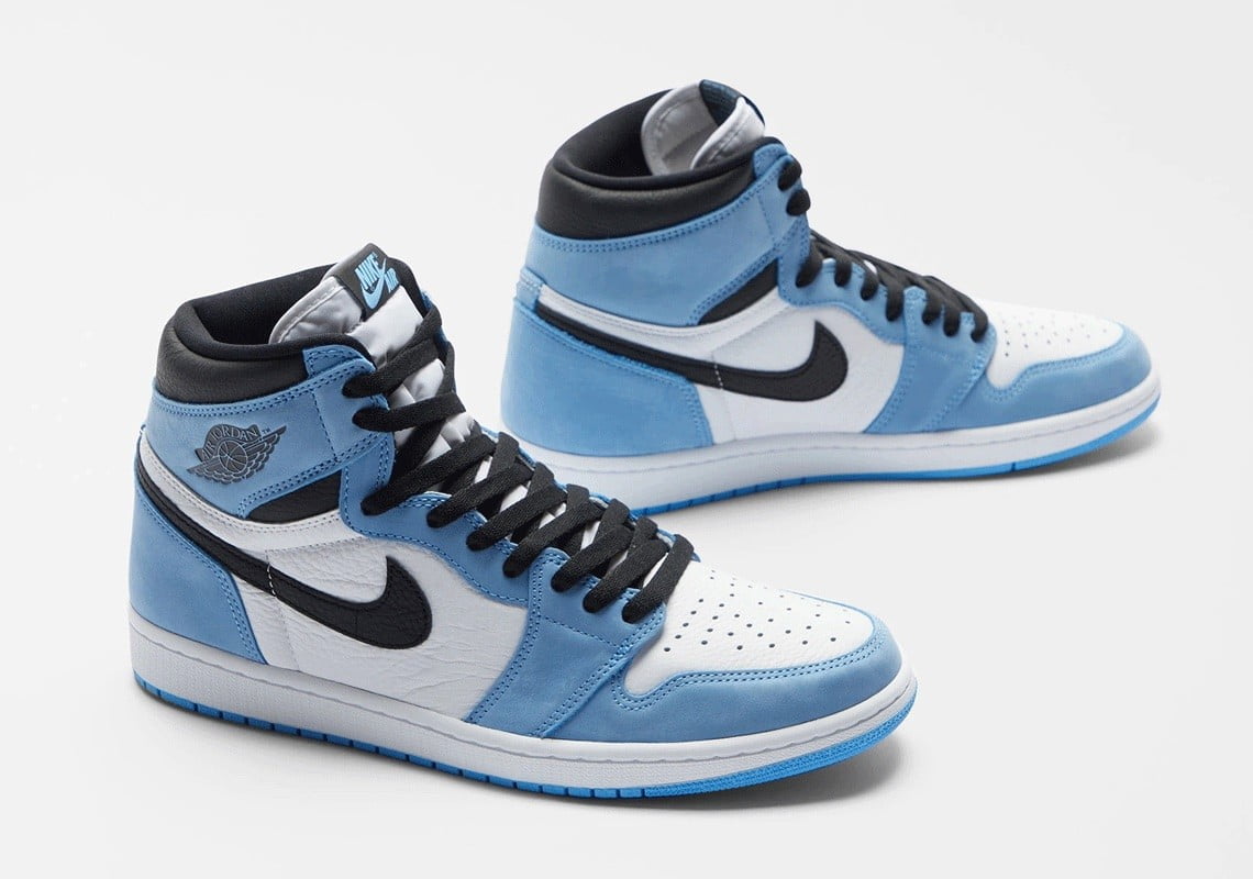 University Blue - Air Jordan 1 High 555088 - product image from the listing.