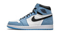 University Blue - Air Jordan 1 High 555088 - product image from the listing.