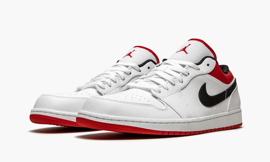 Air Jordan 1 Low White / Gym in Red - product image from the listing.