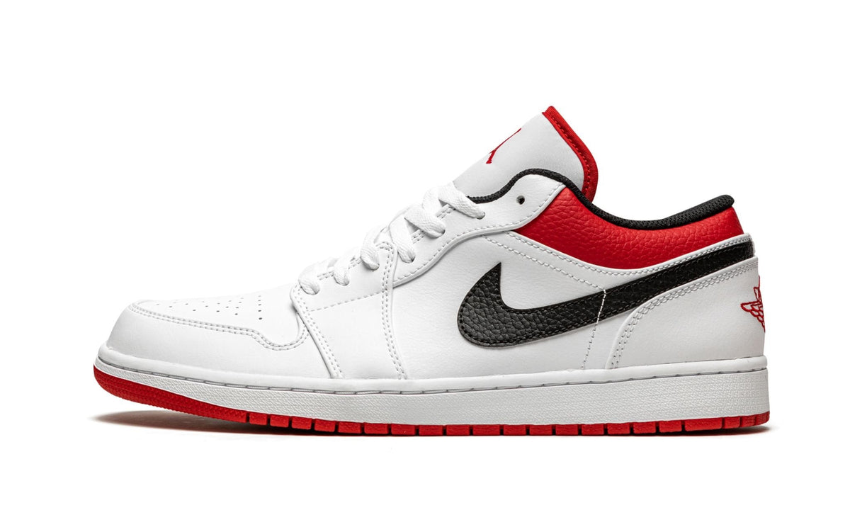 Air Jordan 1 Low White / Gym in Red - product image from the listing.
